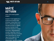 Tablet Screenshot of mateistvan.com